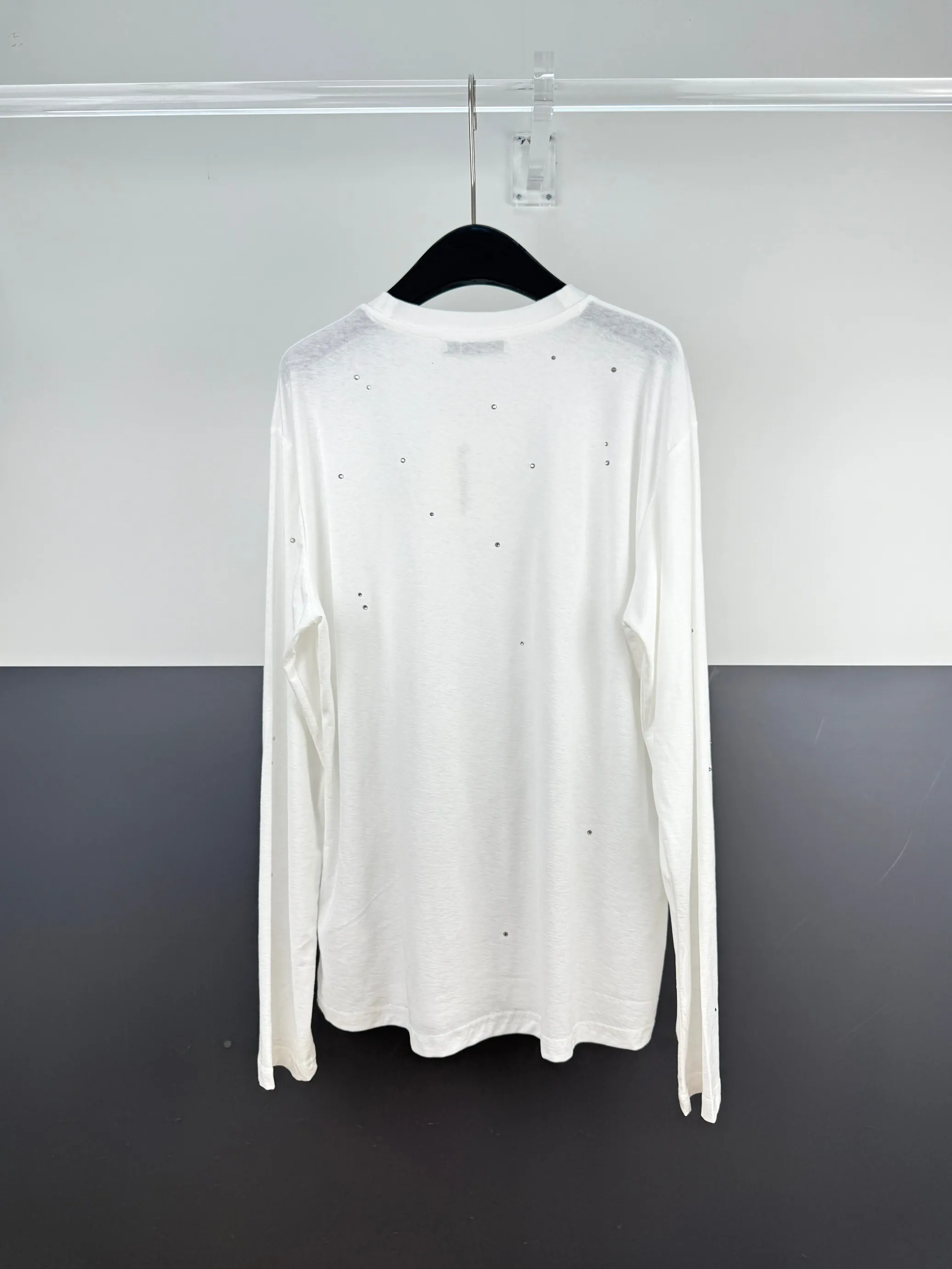 Acne Studios letter print hot diamond T-shirt long sleeve S/M/L/XL